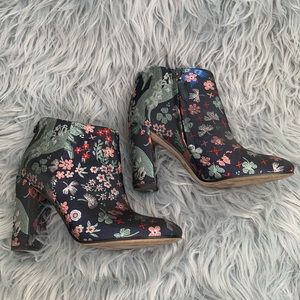Sam Edelman Cambell Floral Brocade Booties